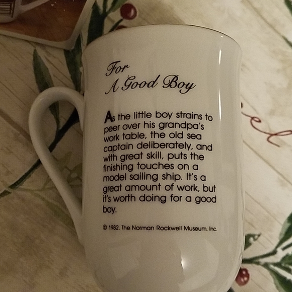 GIFTED!!!  Norman Rockwell Classic Mug Series - Picture 2 of 5